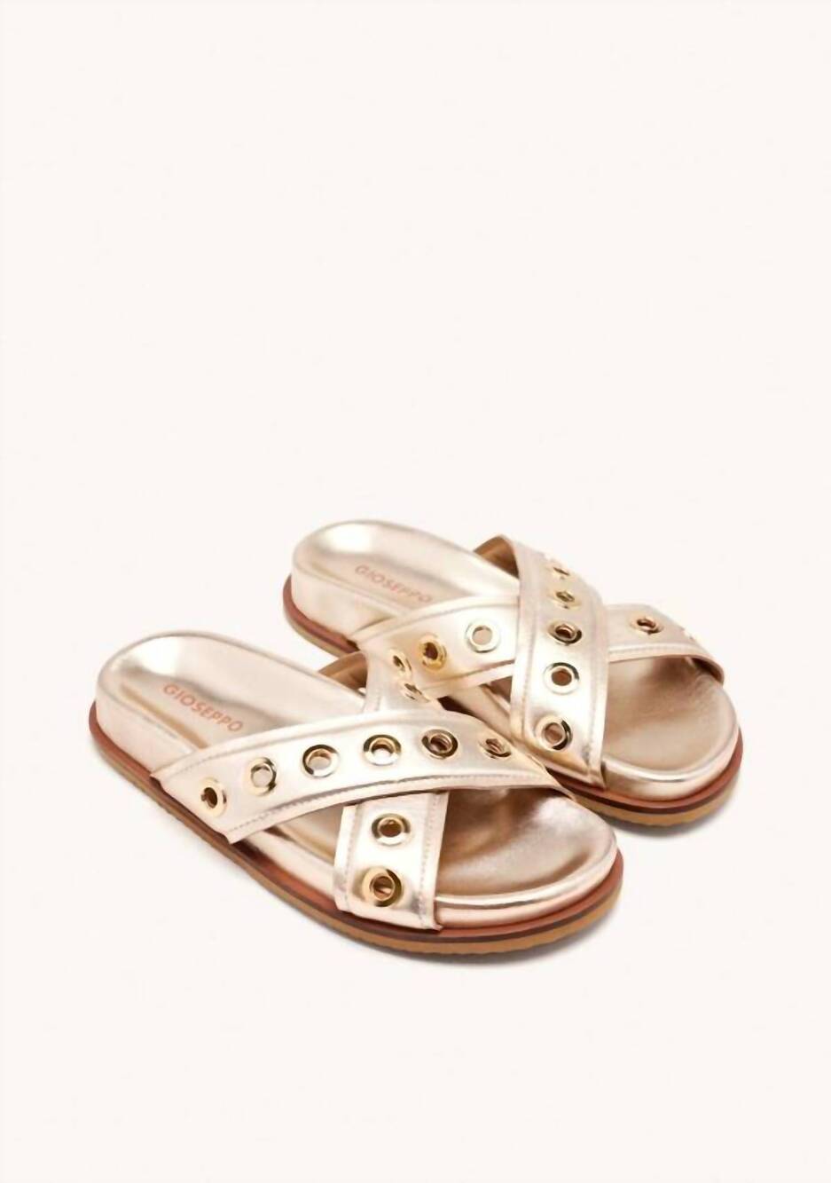 NEW GIOSEPPO women's hiles sandal in platino